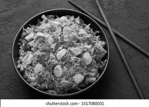 Schezwan Chicken Fried Rice With Chicken Boneless