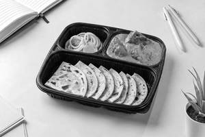Tandoori Soya Chaap & Laccha Paratha Lunchbox