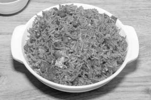 Veg Schezwan Fried Rice With Mushroom Manchurian