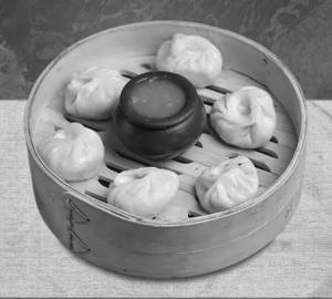 Fry Veg Momos  (6Pieces)