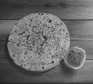 Onion Paratha With Chutney