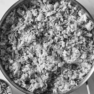 Veg cauliflower fried rice                                                                                                                             