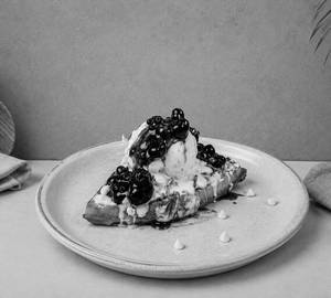 Blueberry Waffle Sundae