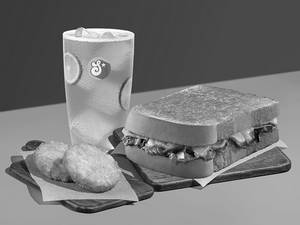Veg Toastie Breakfast Meal
