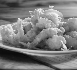 Crispy prawns