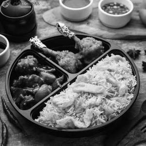 Chicken Fried Rice With Chicken Lollipop (2 Pieces)