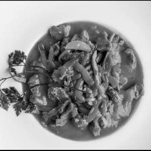 Mutton Red Bell Pepper Sauce Gravy