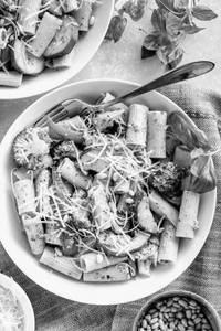 Gluten-free Whole Wheat Pesto Pasta With Veggies & Parmesan