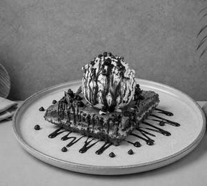 Naughty Nutella Waffle Sundae