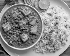 Matar Paneer With Rice
