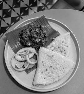 Paneer Ghee Roast With Neer Dosa