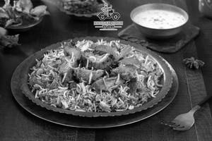 Soya Chaap Biryani With Raita