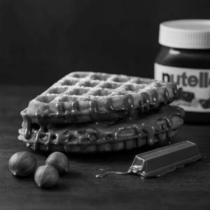 Naughty Nutella Waffle Sandwich