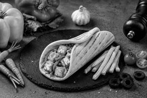 Paneer Shawarma ( Freshly Hand Crafted Bread)