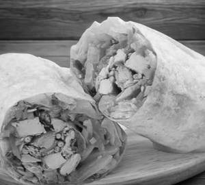 Paneer tikka roll
