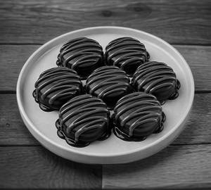 Chocolate milk mini pancakes