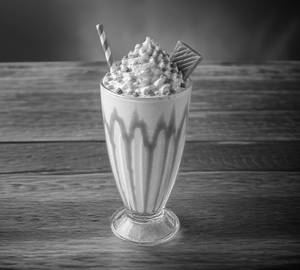 Butterscotch milk shake