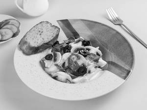 Creamy Spinach & Mushroom Alfredo
