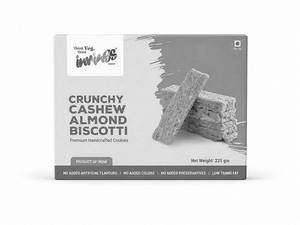 Crunchy Cashew Almond Biscotti (225 Gms)