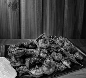 Prawns pepper dry