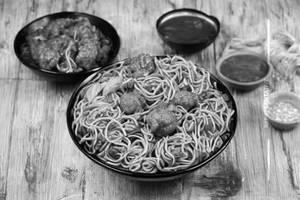 Chicken Manchurian Noodles