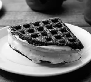 Dark And White Waffle
