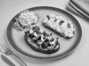 Smoked Chicken Scrambled Eggs On Sourdough