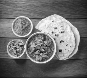 Special roti non veg thali