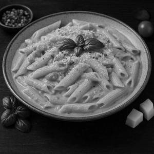 Penne Pasta In Pink Souce