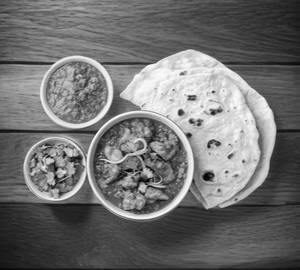 Roti non veg thali