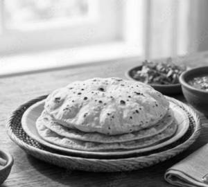 Roti veg thali