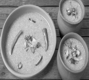 Ragi Ganji with egg