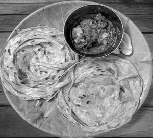 2 Laccha Paratha with Paneer Masala