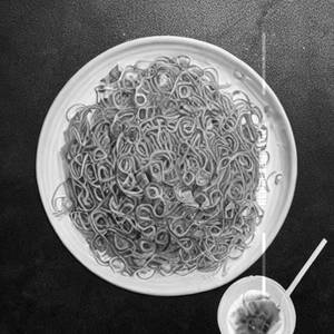 Egg Lollipop Fried Noodles