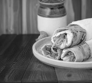 Double omlet cheese roll