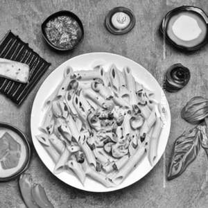 Creamy Mushroom Sauce Pasta Veg