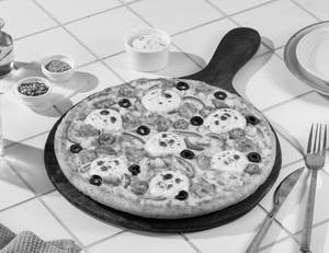 Crowded House FOUR CHEESE PIZZA [BIG 10"]
