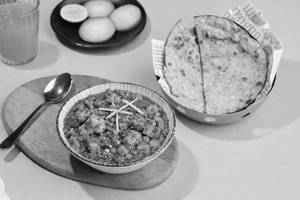 Kadai Subzi With Indian Bread