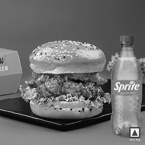 Korean Barbeque Burger 1 Pcs + 1 Sprite 250Ml