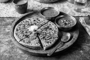 Aloo stuffed paratha