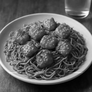 Paneer Manchurian Noodles