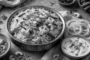 Cashew Paneer Biryani