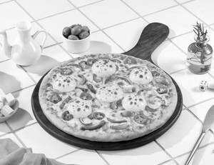 Fabulous Three FOUR CHEESE PIZZA [Regular 7"]