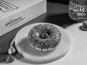 Choco Bliss Kiss Doughnut Made with Hersheys