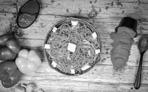 Paneer Singapore Noodles