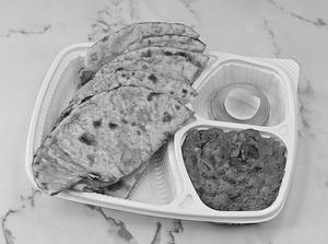 Aloo Paratha & Chicken Kheema Masala Combo