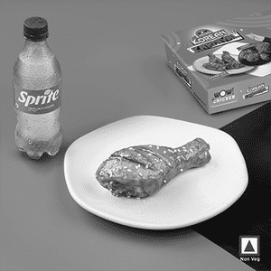Korean Barbeque Grilled  Wings 1 Pcs +1 Sprite 250Ml