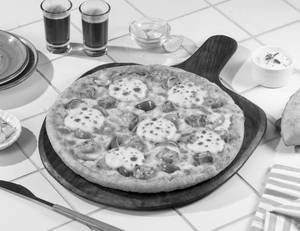 Paneer Tikka FOUR CHEESE PIZZA [BIG 10"]