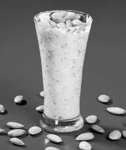 Badam milk [thick milk shakes]