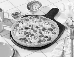 Fire Me Up Chicken FOUR CHEESE PIZZA [Regular 7"]